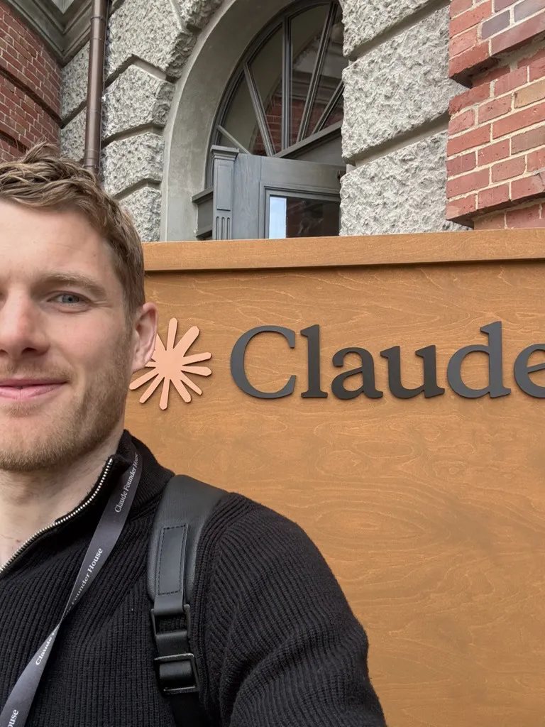 Niklas Coors beim Claude Founder House in Berlin